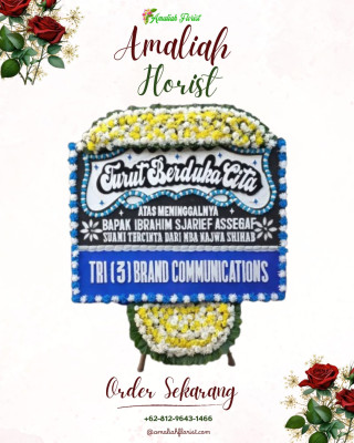 Papan Bunga Duka di Karangwuluh