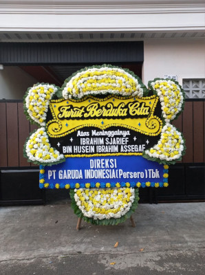 Papan Bunga Duka di Karangwuluh